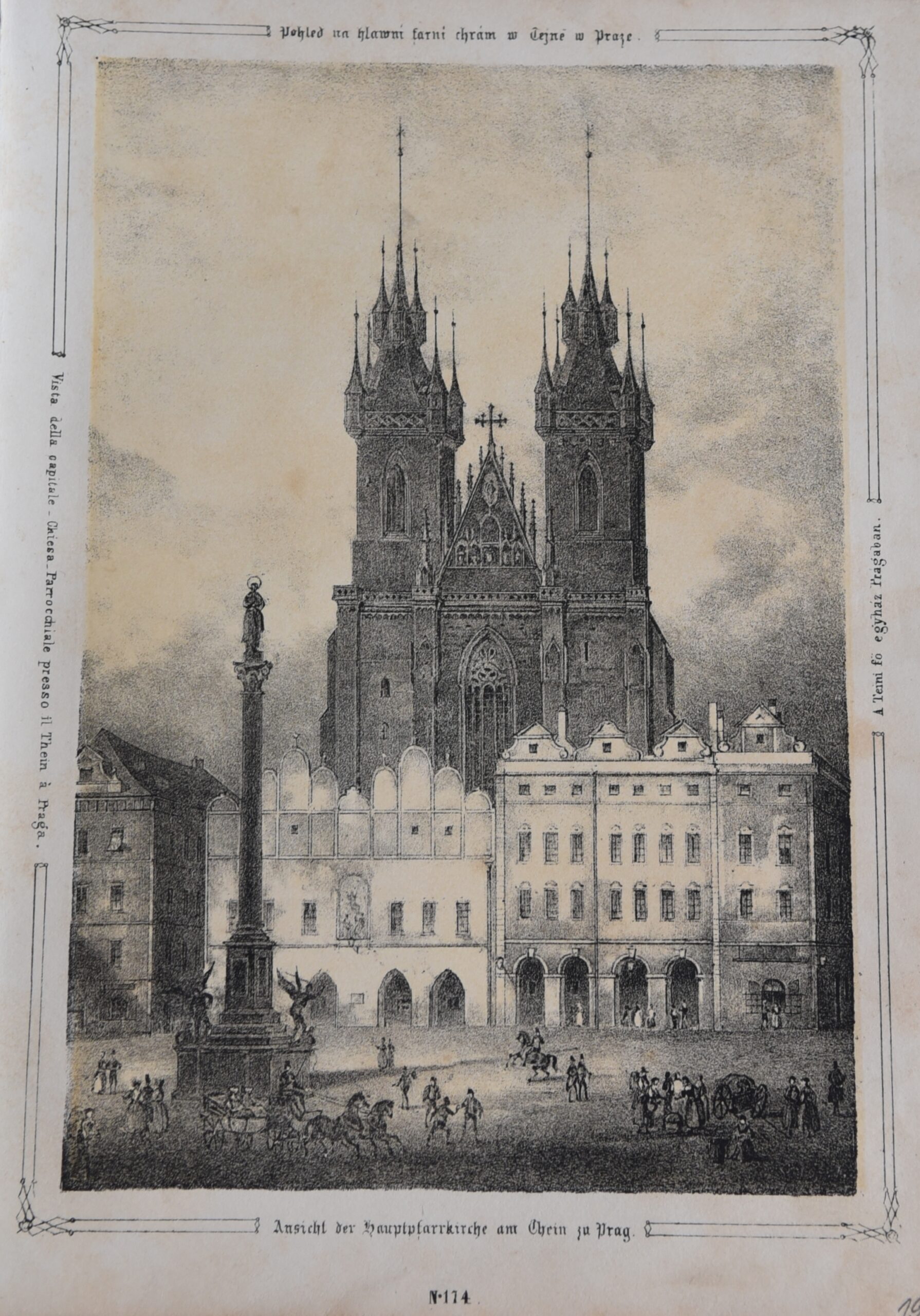 (1845) Kostel Matky Boží před Týnem Pragensie